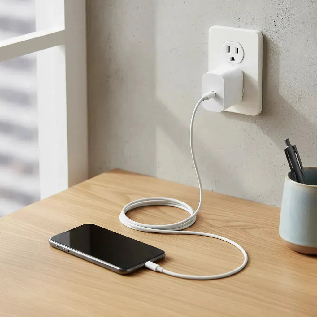 Cargador Completo para iPhone - Ficha + Cable Lightning